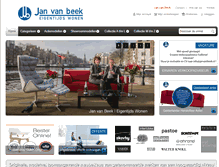 Tablet Screenshot of janvanbeek.nl